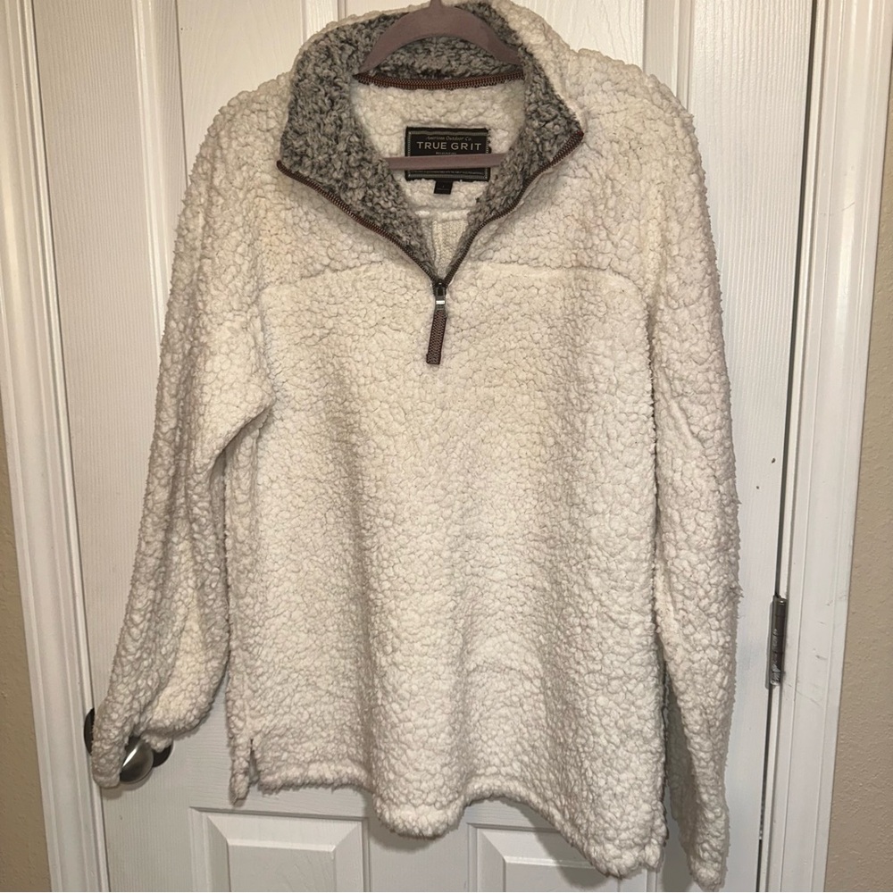 True Grit Women's White Teddy Jacket